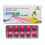 粉水鬼 EX SUPER FILANA｜阿伐那非双效片 舒适型10粒装