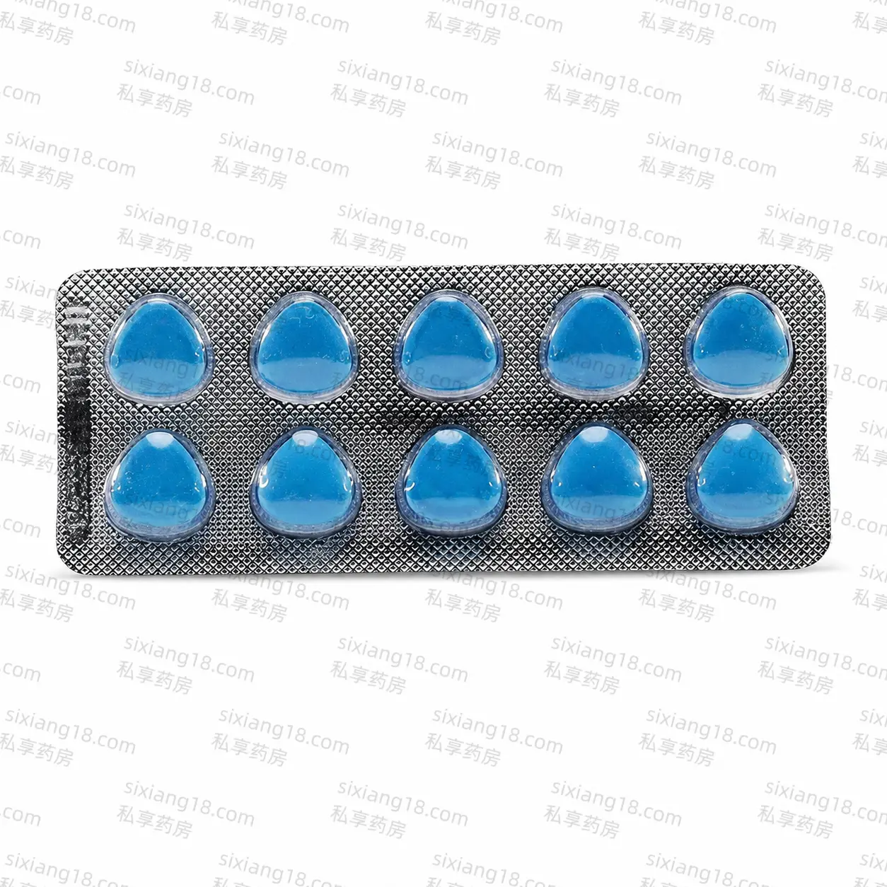 蓝色风暴 Krrista Blue Storm｜西地那非200mg超大剂量助勃+达泊西汀60mg延时 印度原装双效片 10粒装
