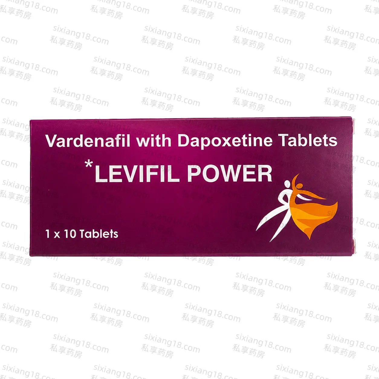 经典之选 普通艾力达双效片 LEVIFIL POWER 伐地那非达泊西汀 10粒装
