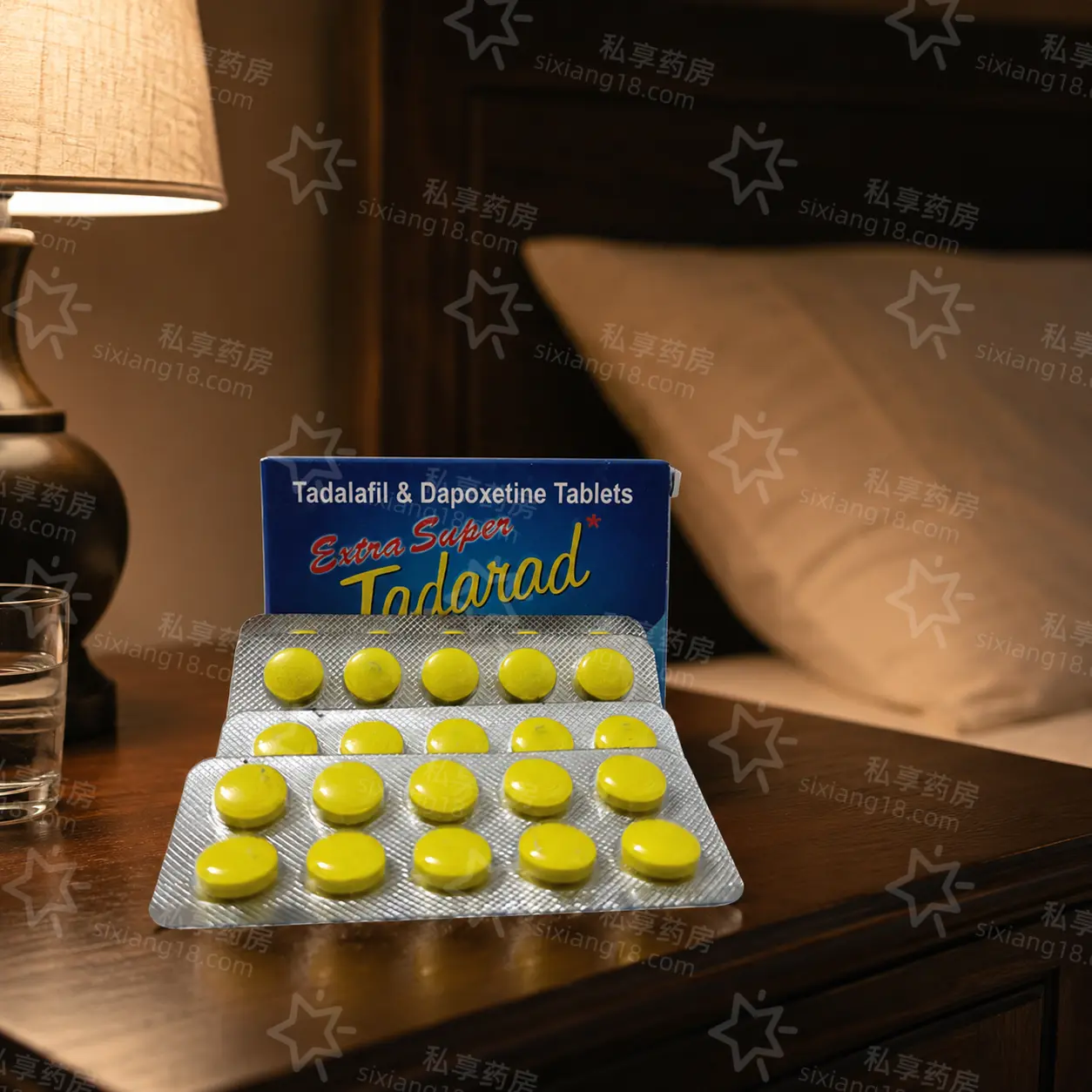 超级必利劲双效片｜他达拉非+达泊西汀｜硬度与时间双重管理｜10粒装