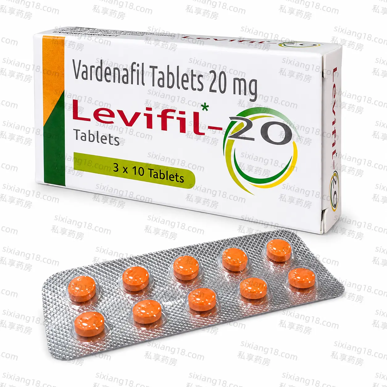 艾力达 Levifil-20 片剂外观