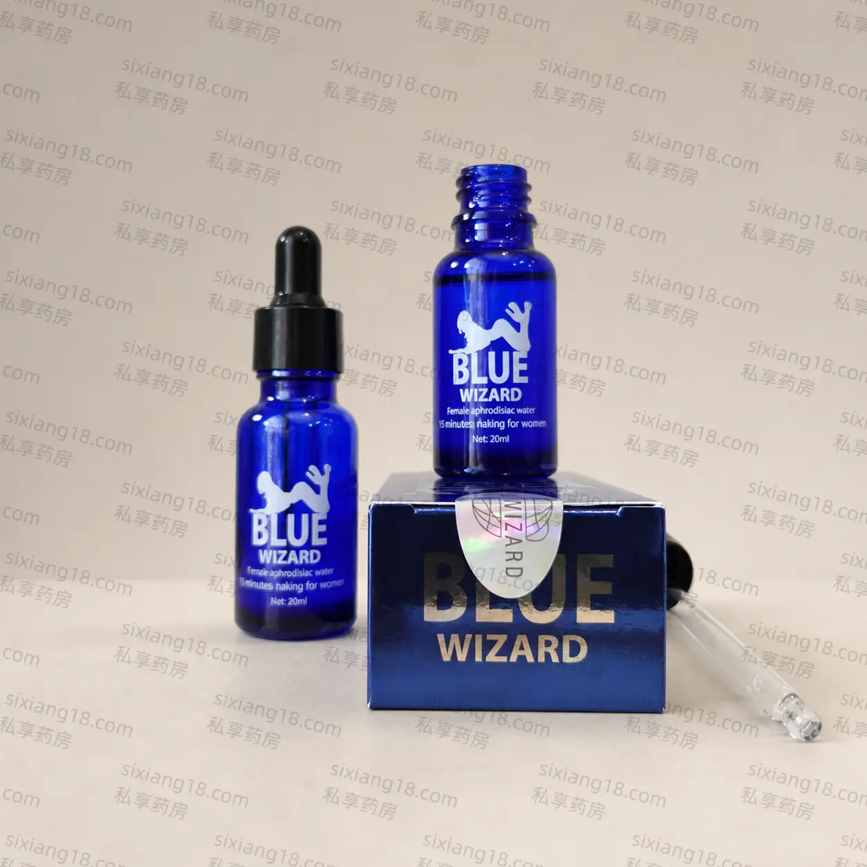 小蓝瓶 Blue Wizard 产品实拍