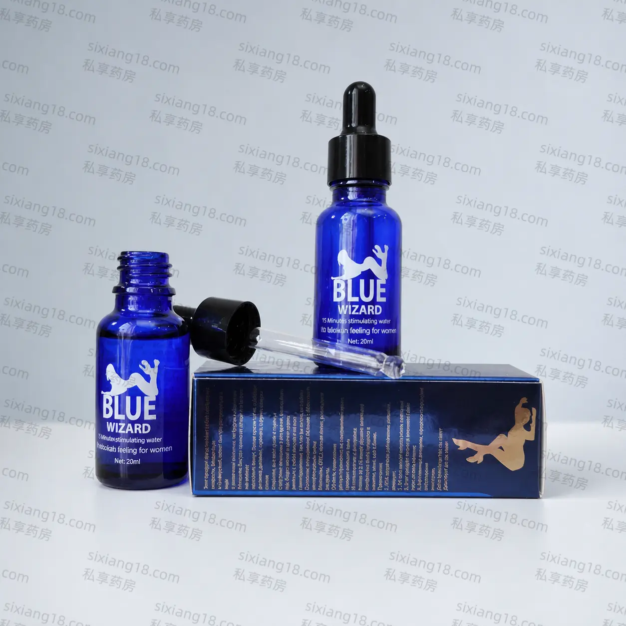 小蓝瓶 Blue Wizard 产品实拍