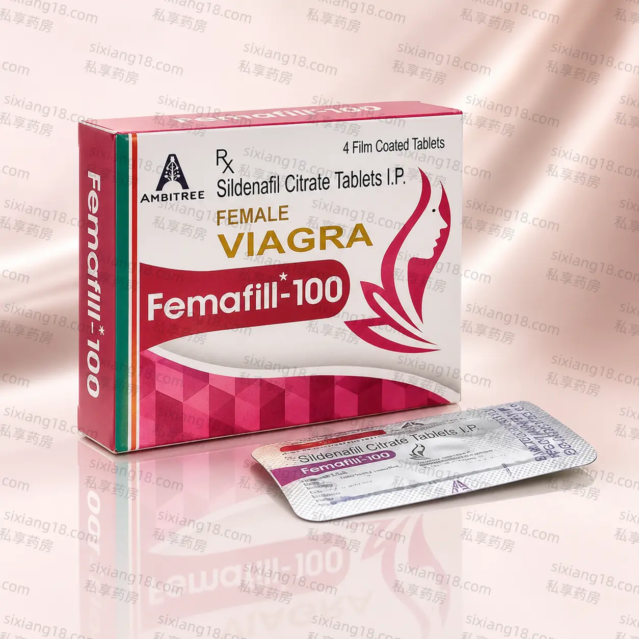 Femafill-100 包装侧面实拍